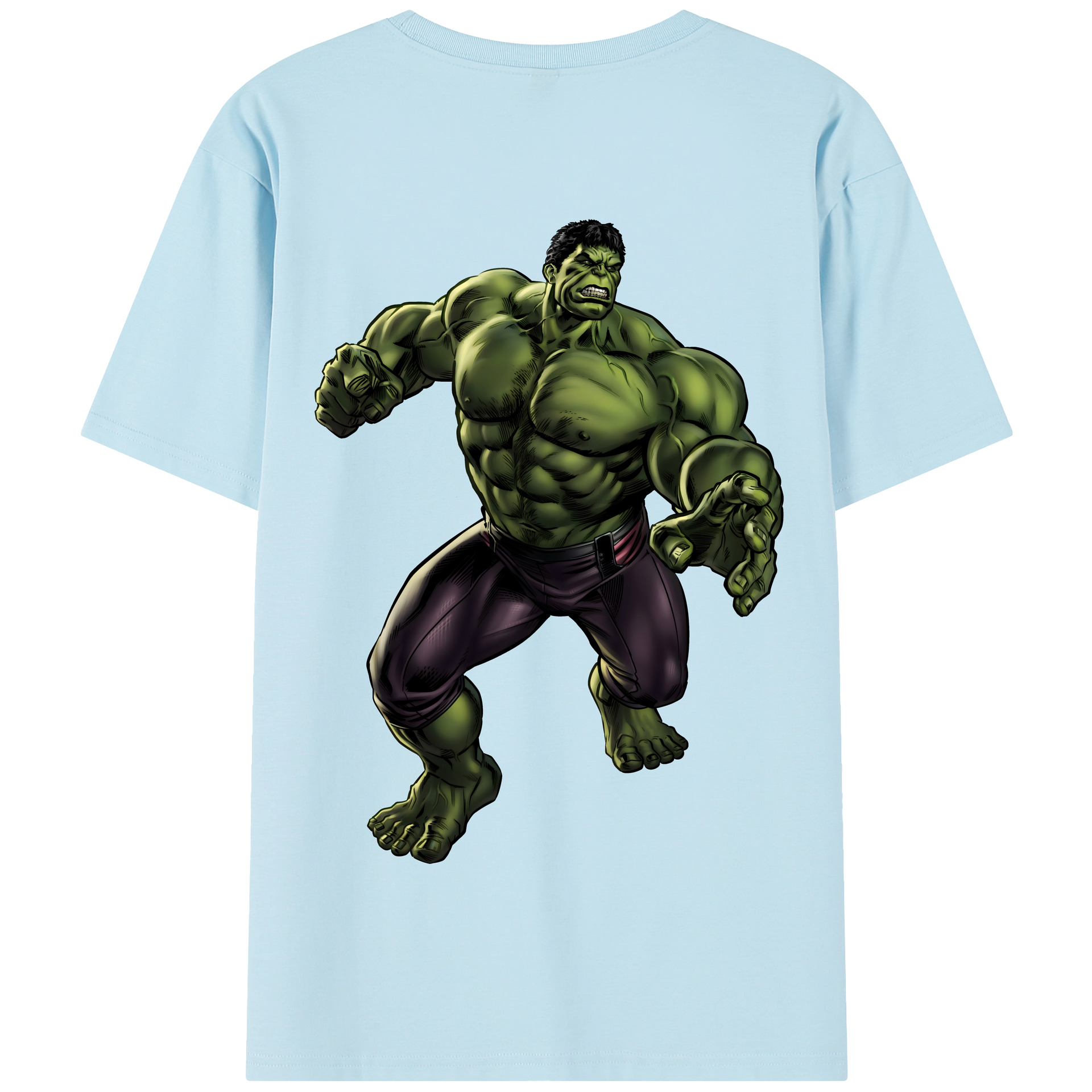 （画像用） アベンジャーズ The Avengers 綿100％半袖Tシャツ（背面プリント）